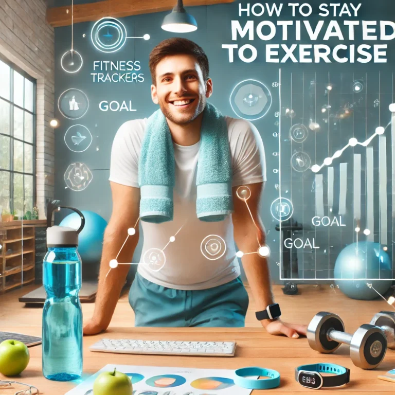 How to stay motivated to exercise with fitness tips and energy.