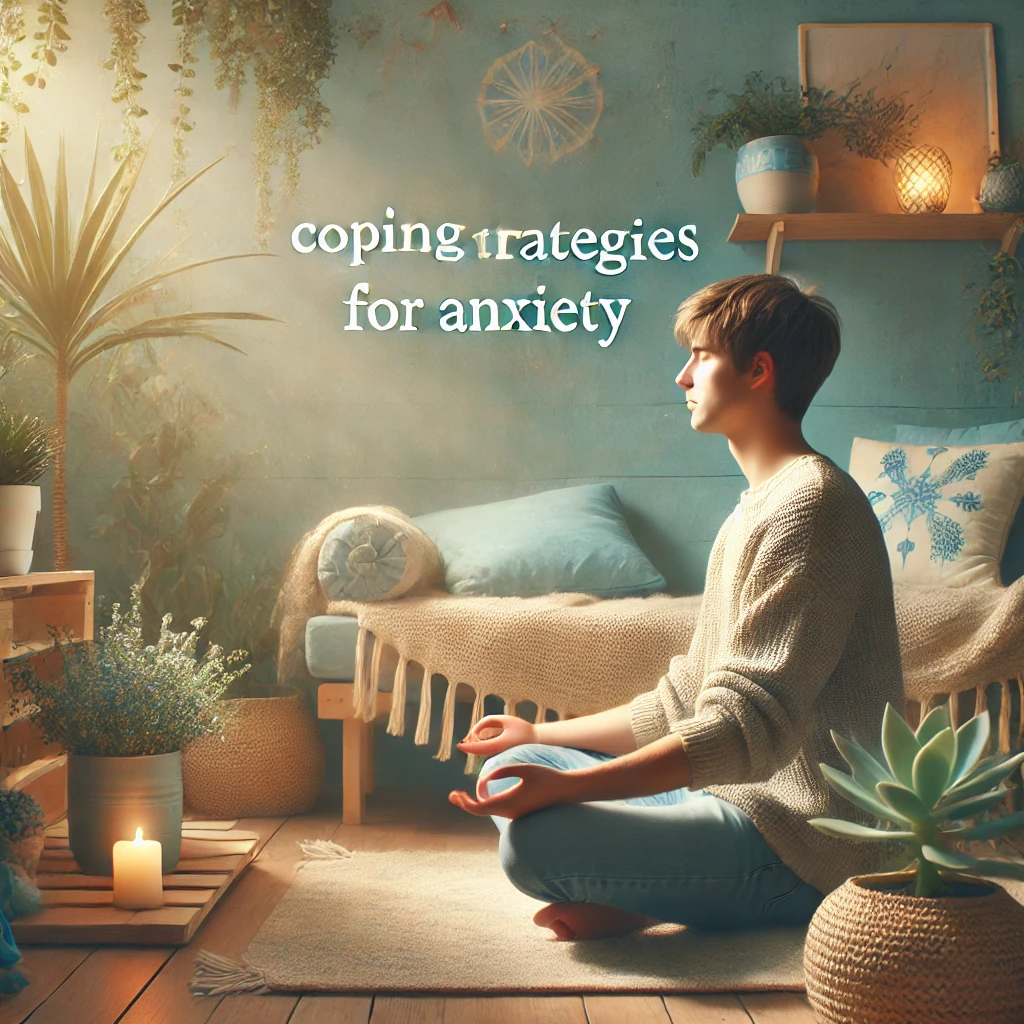 Coping strategies for anxiety in a peaceful, calming setting.